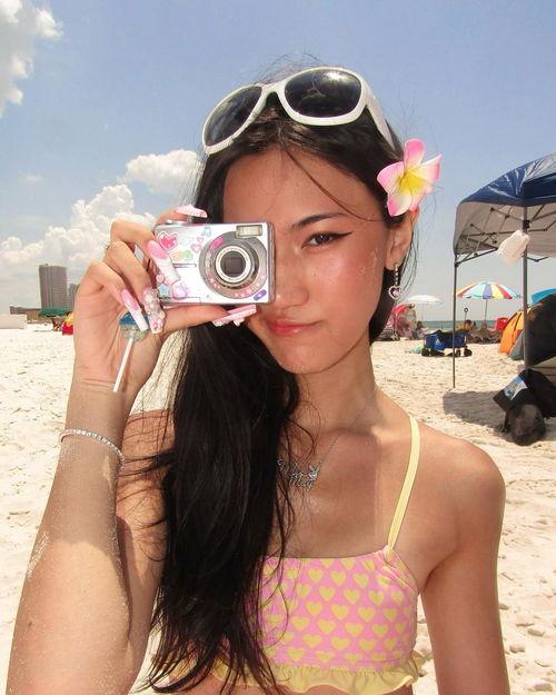 沙滩照片女生活照,捕捉生活中的美丽瞬间